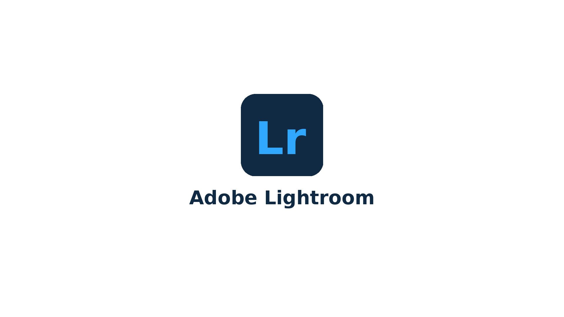 Adobe Lightroom Install & Setup